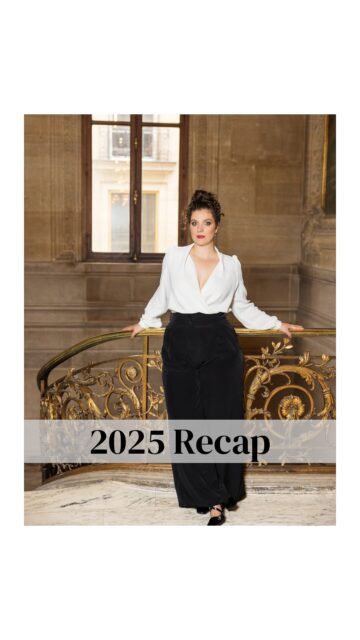 2025 recap (a vulnerable version) ✨
The life we choose as artists can be challenging and comes with many sacrifices. It definitely hits differently in my 30s than it did in my 20s. But being surrounded by such supportive friends and family is my greatest strength. So thank you 2025 for reminding me of that, and happy new year everyone!! 🙏🥳🥳
🎶Orff’s Carmina Burana, In trutina
📸 Aurore Fouchez